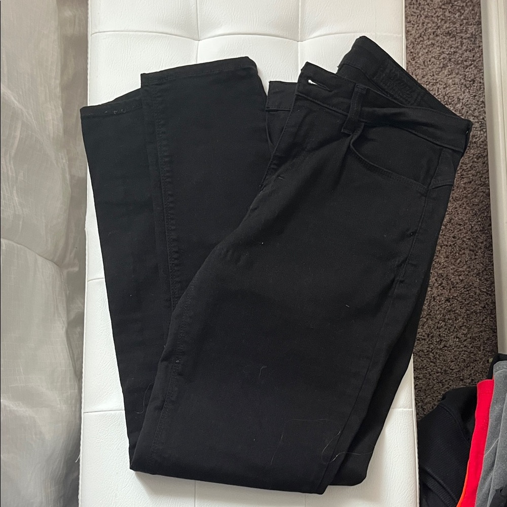Siwy Jet Black Straight Leg Jeans